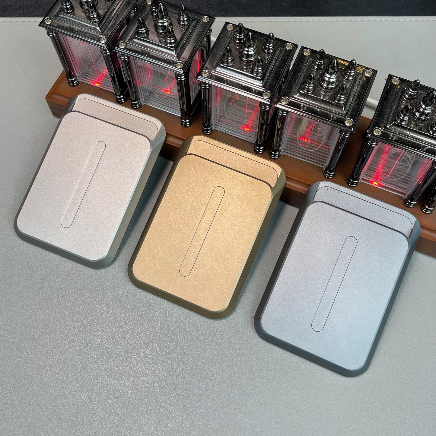 Armor King MagSafe Aluminum Alloy Phone Wallet Magnetic Card Holder