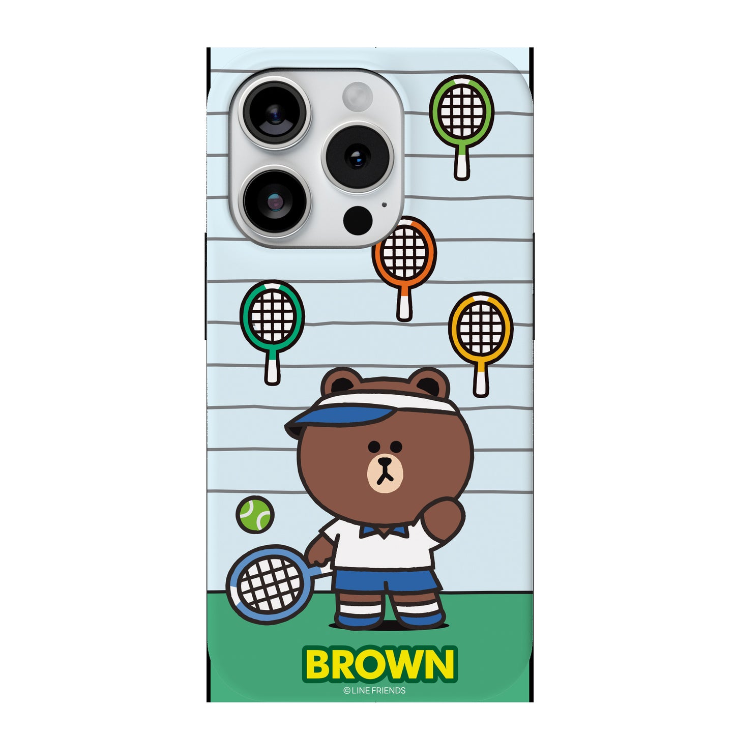 Line Friends Tennis Dual Layer TPU+PC Shockproof Guard Up Combo Case Cover