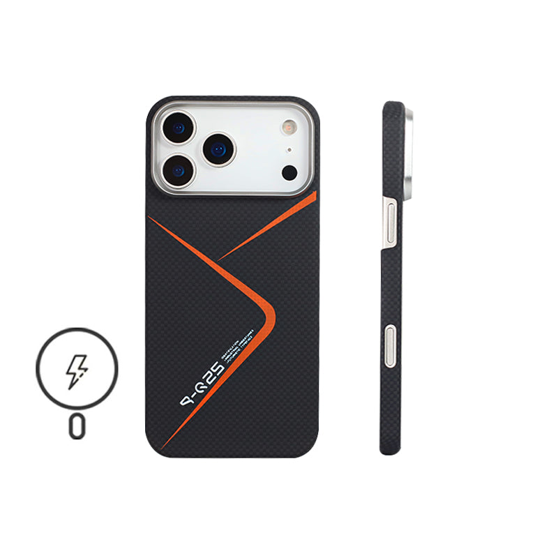 Armor King MagSafe Luxury Pure Aramid Fiber Slim Light Case Cover for Apple iPhone 17 series