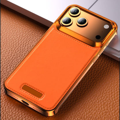 Armor King MagSafe Aluminum+Leather Heat Dissipation Protective Case Cover