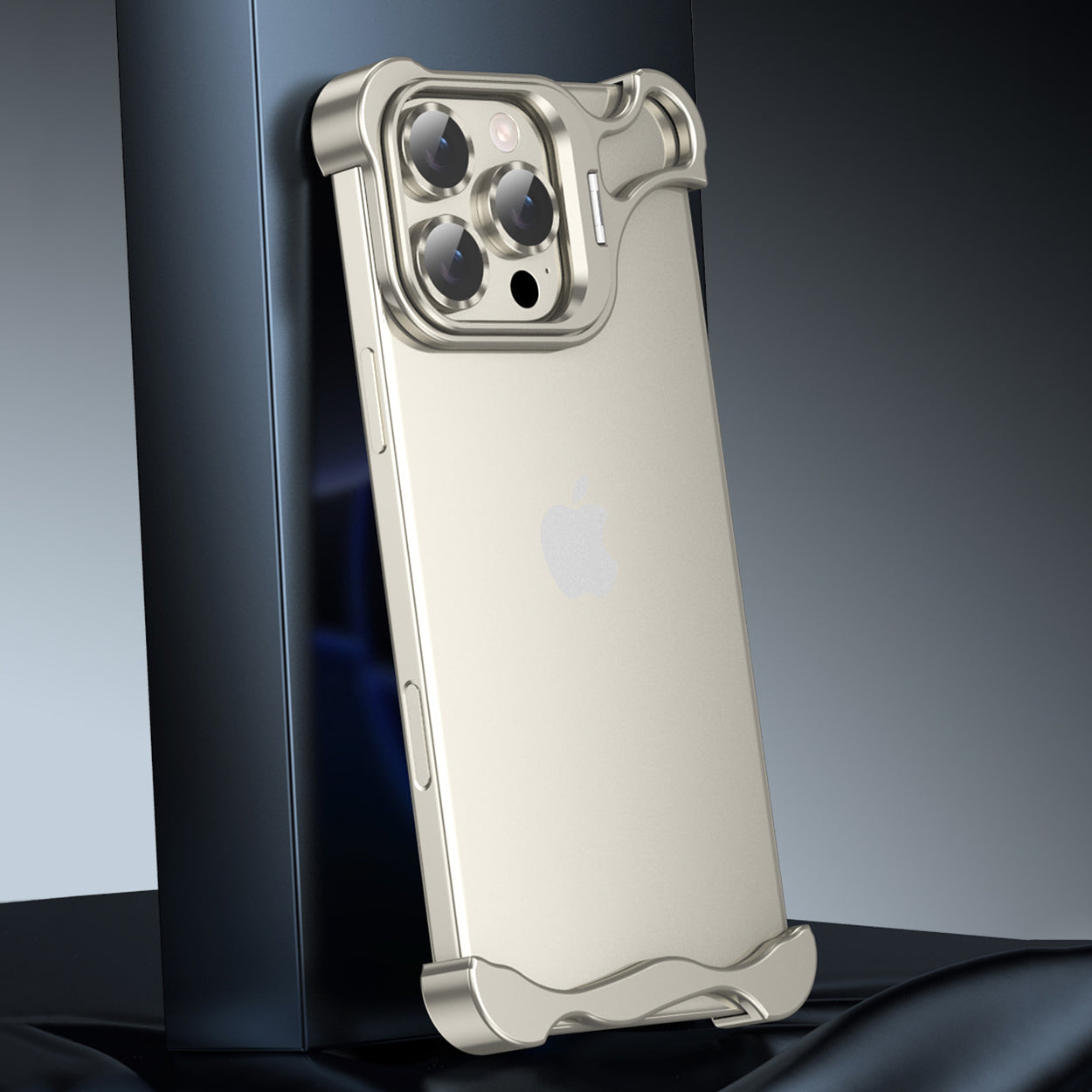 Armor King Wing Skeleton Lens Stand Frameless Anti-fall Metal Case Cover