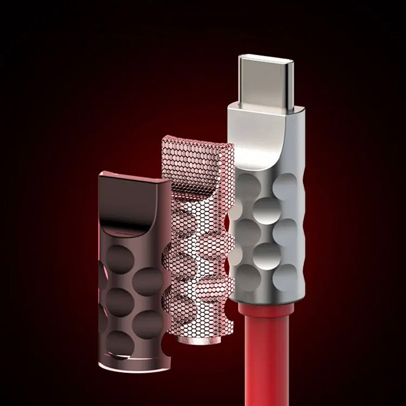 MfiSh Power Viper Type-C to Type-C/Lightning 20cm Data Cable Charging Line