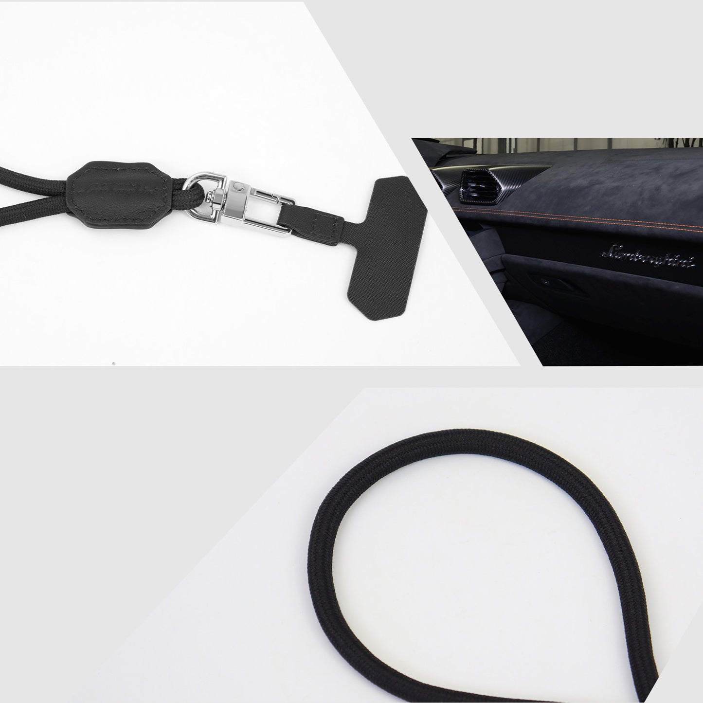 Lamborghini Nylon Handstrap Phone Lanyard - UR D1