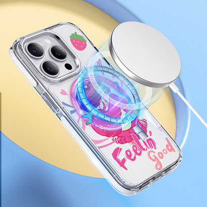 Disney Animation Fun MagSafe Shockproof Transparent Protective Cover Case