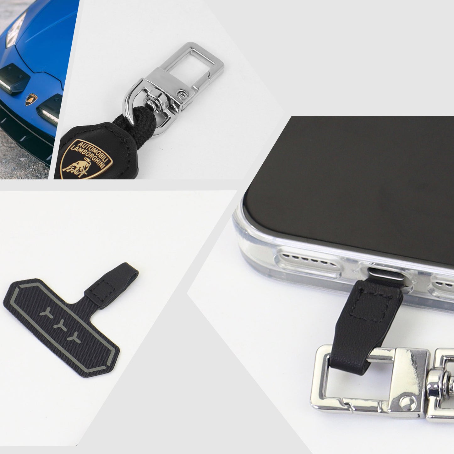 Lamborghini Nylon Handstrap Phone Lanyard - UR D1