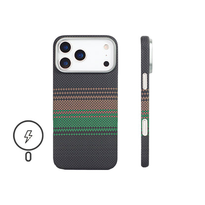 Armor King MagSafe Luxury Pure Aramid Fiber Slim Light Case Cover for Apple iPhone 17 series