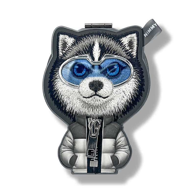 Nimmy Cool Glasses 2.0 Cute Pets 3D Embroidery Magnetic Bracket Phone Holder