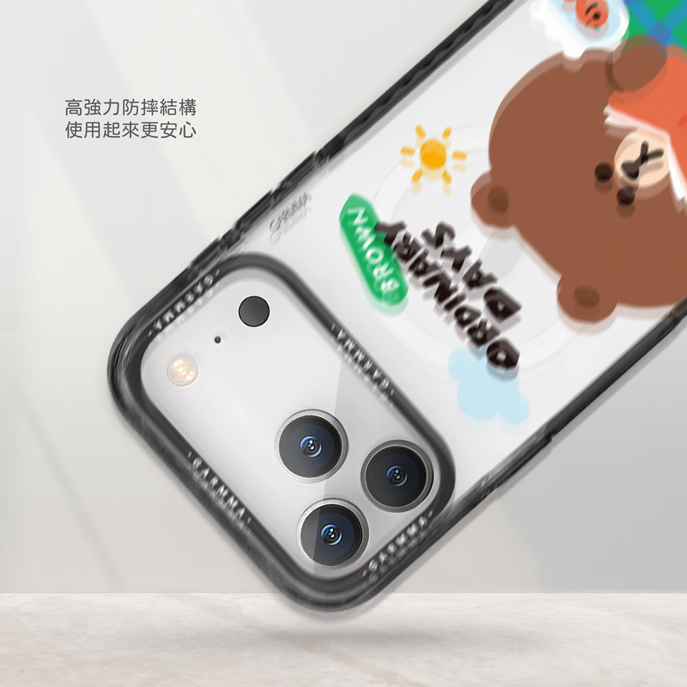 GARMMA Line Friends Ordinary Days MagSafe Premium Military Grade Drop Tested Impact Case Cover