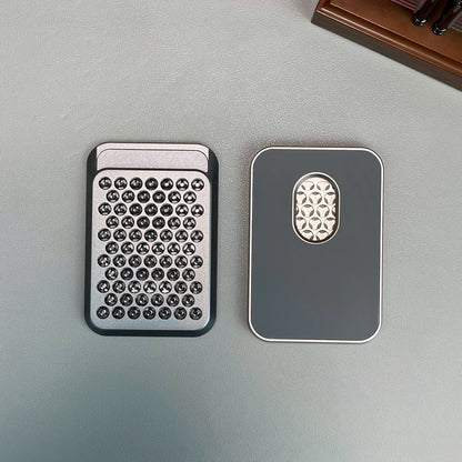 Armor King MagSafe Aluminum Alloy Phone Wallet Magnetic Card Holder