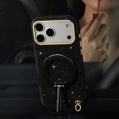 PYNANA Jewelry Aesthetics & Handcraft Starry Sky MagSafe Black Diamonds Protective Case Cover