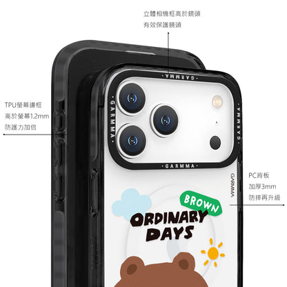 GARMMA Line Friends Ordinary Days MagSafe Premium Military Grade Drop Tested Impact Case Cover