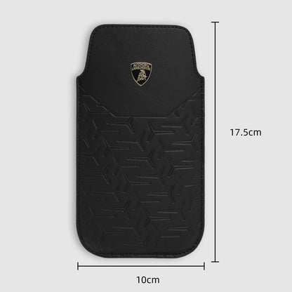 Lamborghini Genuine Leather Mobile Phone Pouch - Temerario D2