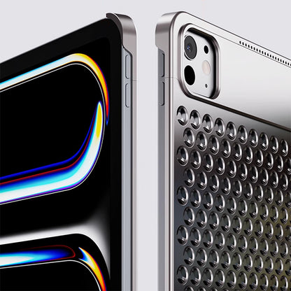 Armor King Aluminum Alloy Heat Dissipation Aromatherapy Protective Cover Case for Apple iPad