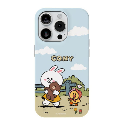 Line Friends Country Life Dual Layer TPU+PC Shockproof Guard Up Combo Case Cover