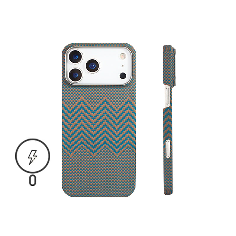 Armor King MagSafe Luxury Pure Aramid Fiber Slim Light Case Cover for Apple iPhone 17 series