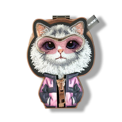 Nimmy Cool Glasses 2.0 Cute Pets 3D Embroidery Magnetic Bracket Phone Holder