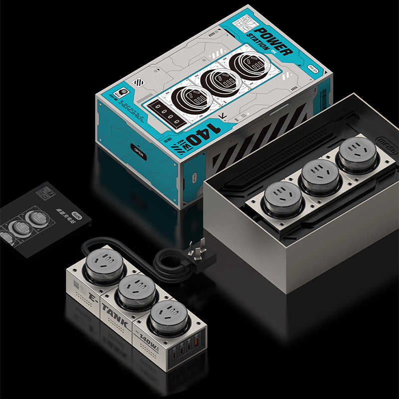 Mfish E-Tank Power Station 140W GaN PD Desktop Charger