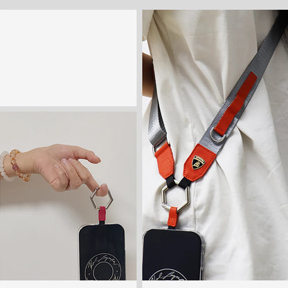 Lamborghini Temerario Crossbody Webbing Strap Phone Lanyard - TE D1