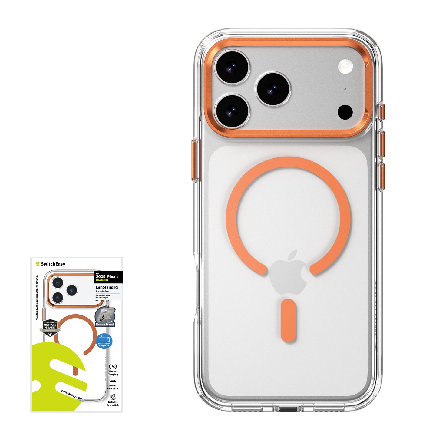 SwitchEasy LenStand M MagSafe Shockproof Stand Guard Protective Case Cover