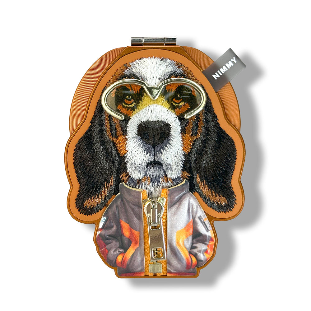 Nimmy Cool Glasses 2.0 Cute Pets 3D Embroidery Magnetic Bracket Phone Holder