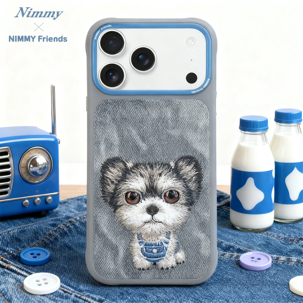 Nimmy Big Eyes Pets Cute 3D Embroidery Case Cover