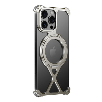 Armor King X-Line MagSafe Pivot Ring Stand Air Cushion Metal Case Cover