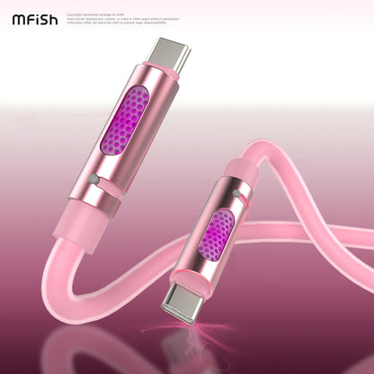 MfiSh Aroma Bee 240W Type-C to Type-C Aromatherapy Data Cable Charging Line