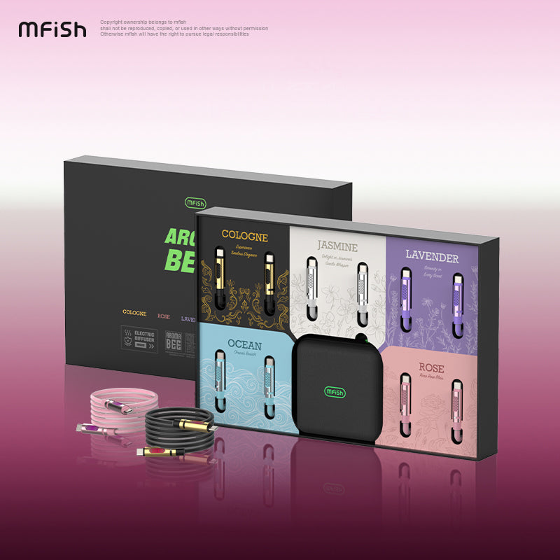 MfiSh Aroma Bee 240W Type-C to Type-C Aromatherapy Data Cable Charging Line