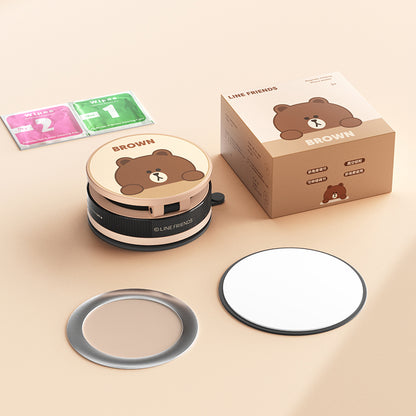 Line Friends Vacuum Suction Magnetic Folding Mount Phone Holder Navigation Bracket