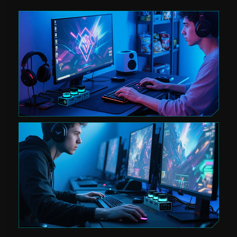 Mfish E-Tank Power Station 240W GaN PD Desktop Charger