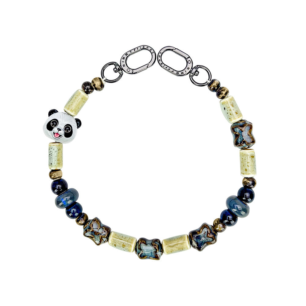 Nimmy Big Eyes Cute Pets 3D Ceramic Bracelet Phone Lanyard