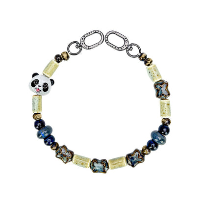 Nimmy Big Eyes Cute Pets 3D Ceramic Bracelet Phone Lanyard