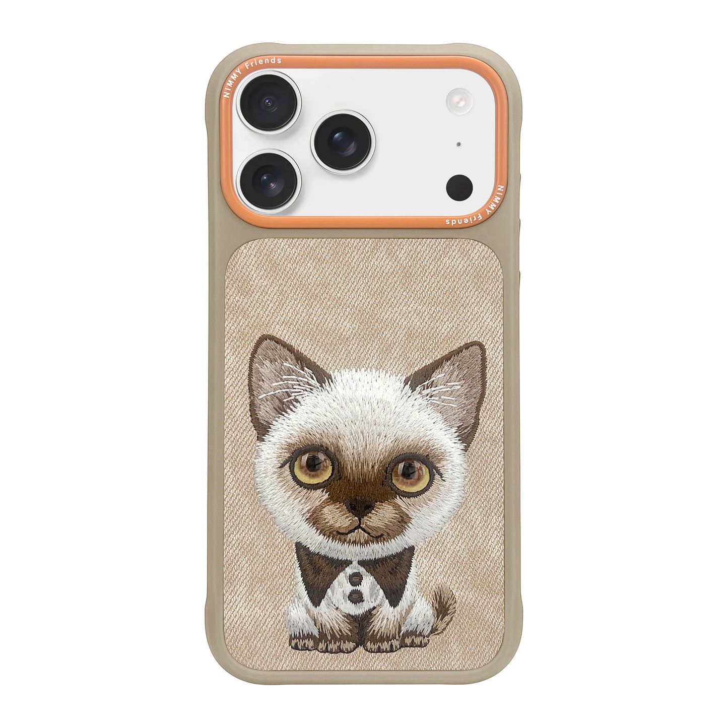 Nimmy Big Eyes Pets Cute 3D Embroidery Case Cover