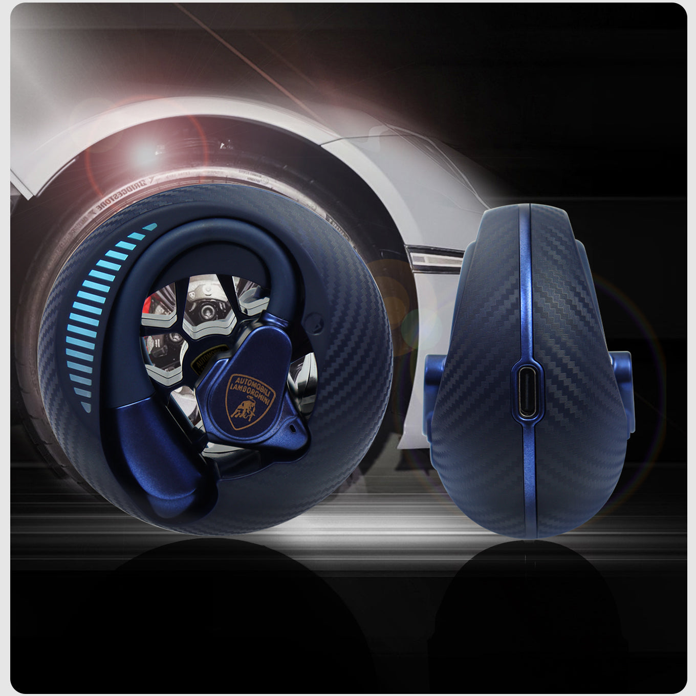 Lamborghini Bluetooth 6.0 True Wireless Earphones OWS Open Ear Earbuds - Sián Roadster D1