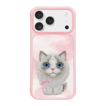Nimmy Big Eyes Pets Cute 3D Embroidery Case Cover