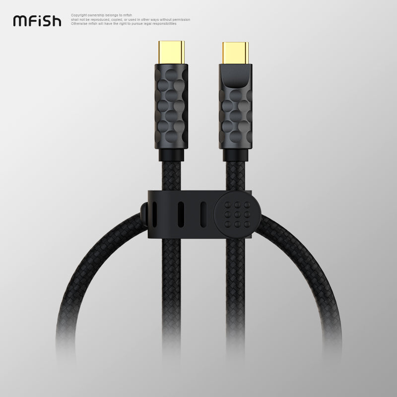 MfiSh Power Viper 240W 40Gbps USB4 Thunderbolt Type-C Data Cable Charging Line