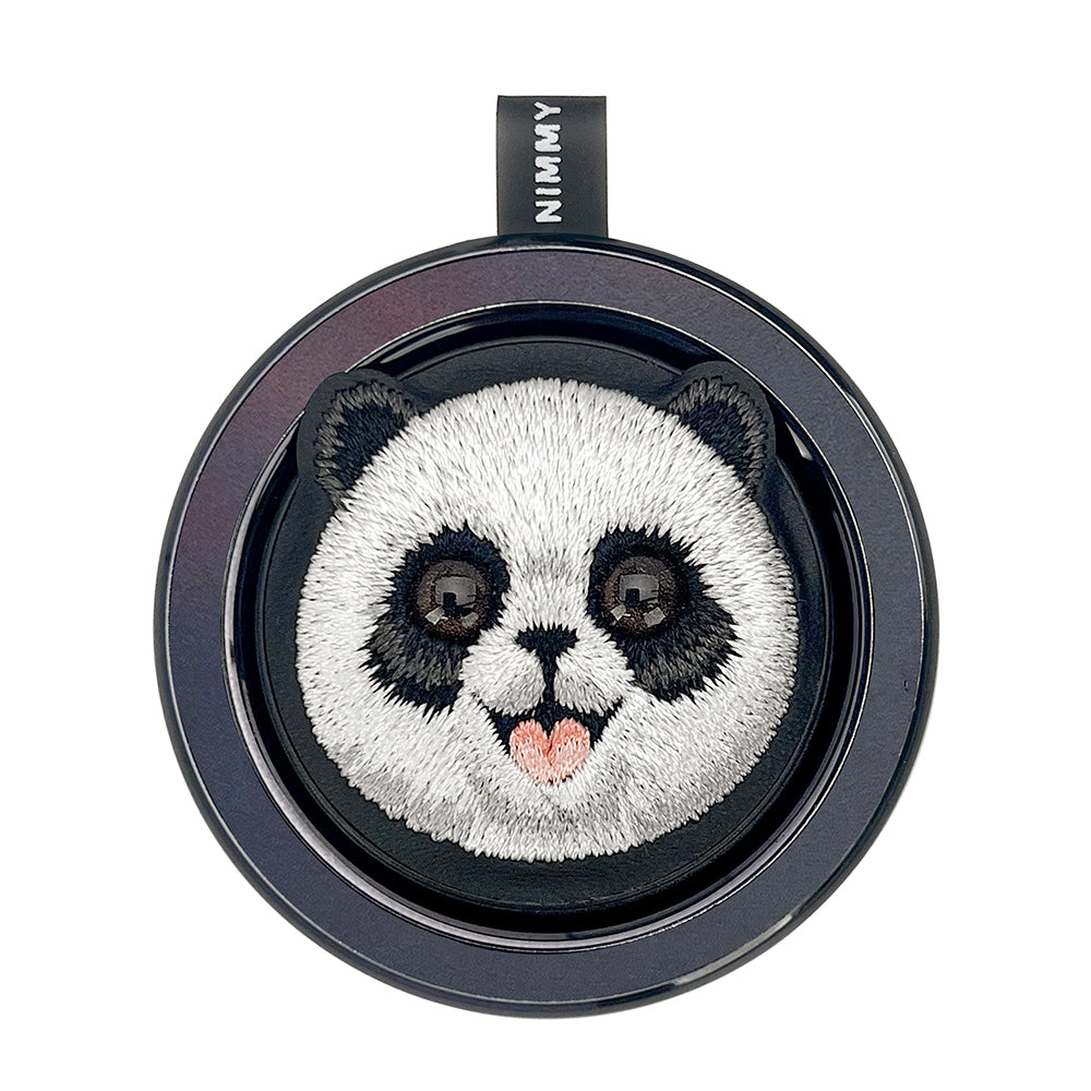 Nimmy Big Eyes Cute Pets 3D Embroidery Magnetic Bracket Phone Holder