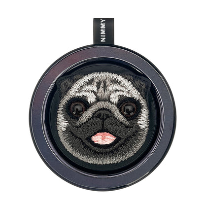 Nimmy Big Eyes Cute Pets 3D Embroidery Magnetic Bracket Phone Holder