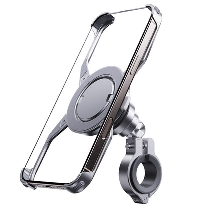 Armor King Magnetic iPhone Holder with Protective Case Bicycle Navigation Bracket Motorcycle Riding Mount