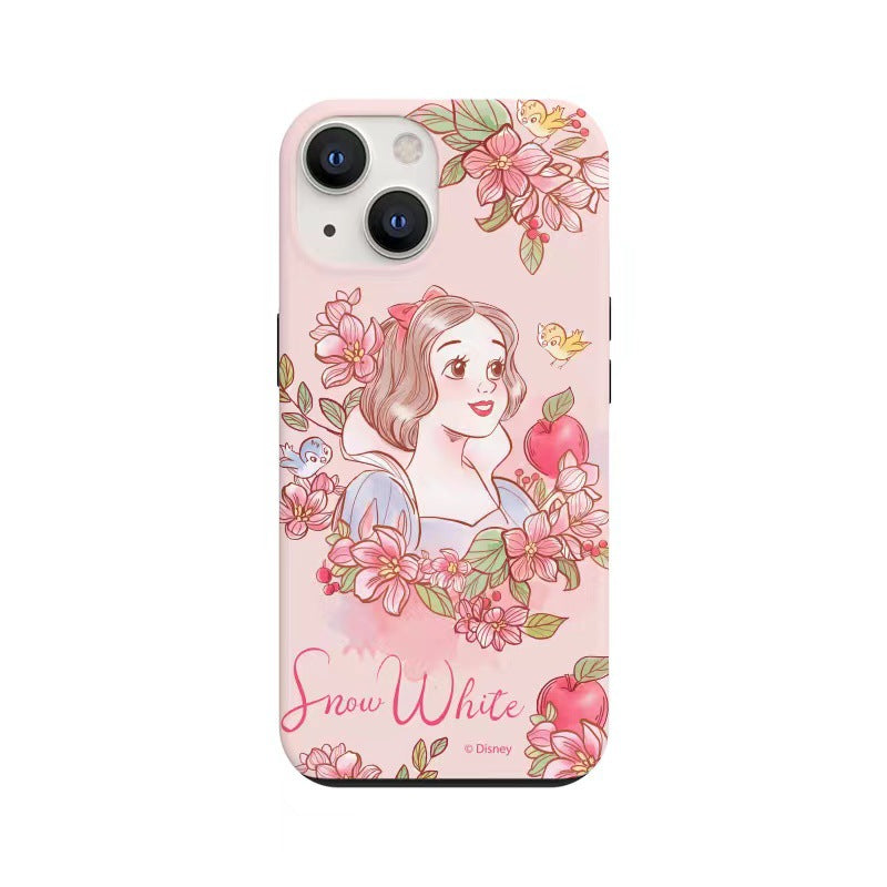 Disney Princess Watercolour Dual Layer TPU+PC Shockproof Guard Up Combo Case Cover