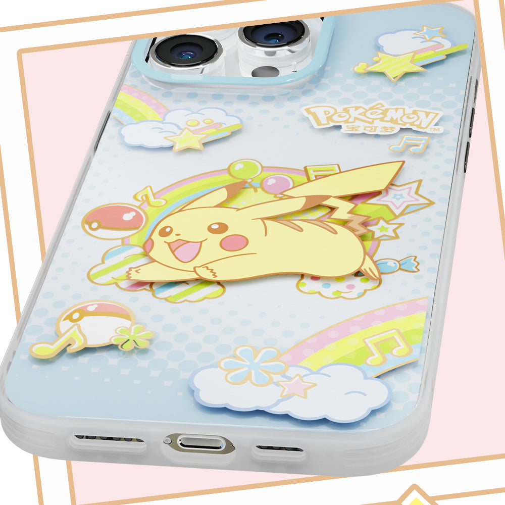 Pokémon All-inclusive Shockproof Protective Case Cover with Back Clip & Lanyard