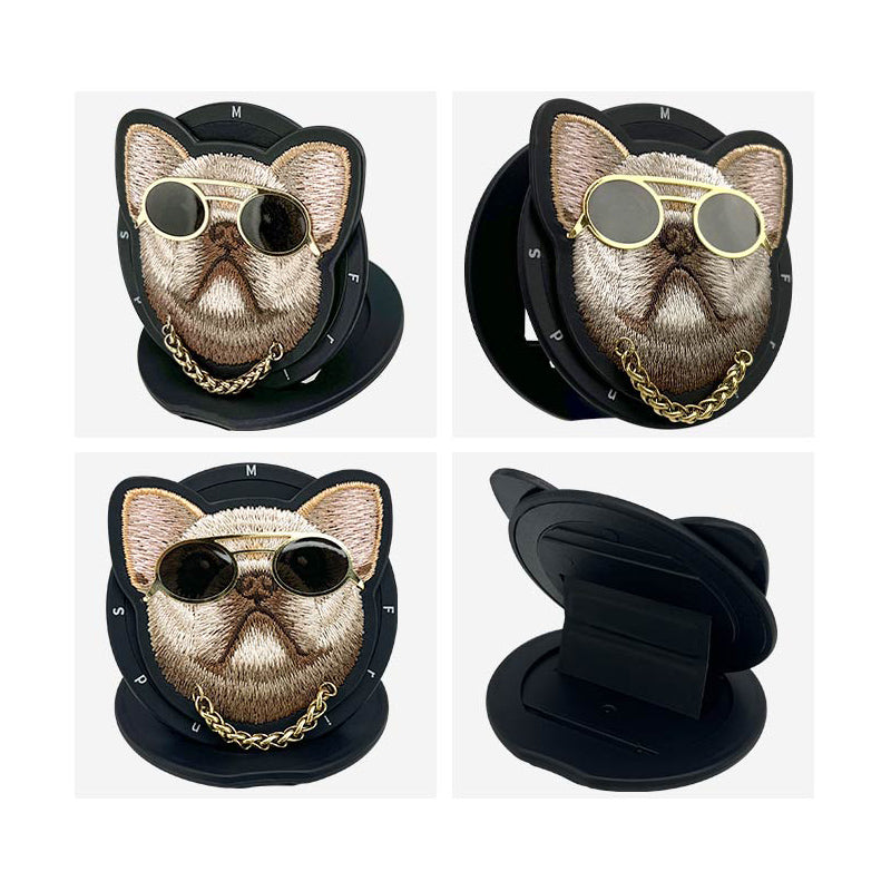 Nimmy Cool Glasses MagSafe Case Cover with Embroidery Magnetic Bracket