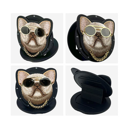 Nimmy Cool Glasses MagSafe Case Cover with Embroidery Magnetic Bracket