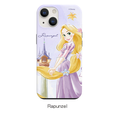 Disney Princess Watercolour Dual Layer TPU+PC Shockproof Guard Up Combo Case Cover