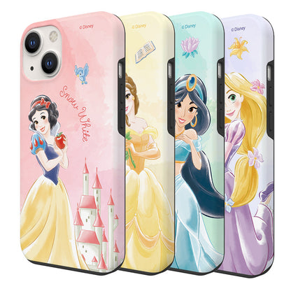 Disney Princess Watercolour Dual Layer TPU+PC Shockproof Guard Up Combo Case Cover