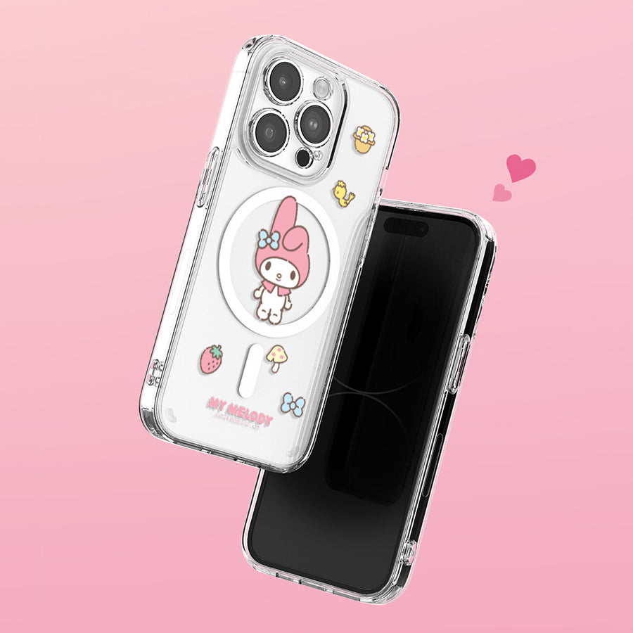 Sanrio Characters Lens Guard MagSafe Shockproof Transparent Case Cover