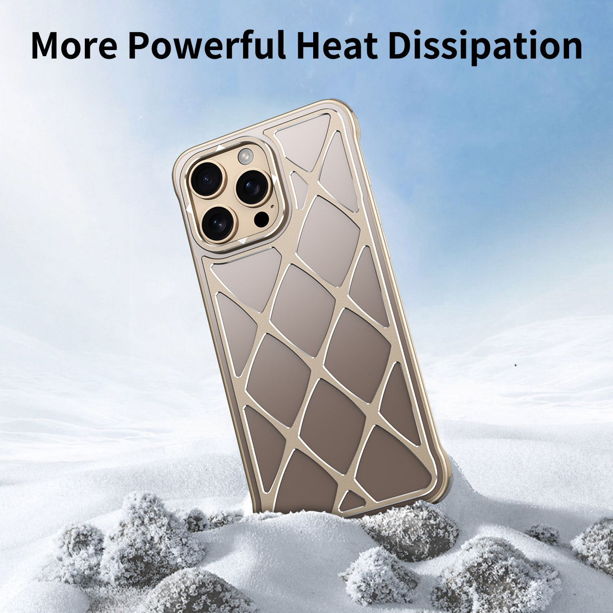 Armor King Stargazer Fasion Heat Dissipation Metal + PC Case Cover