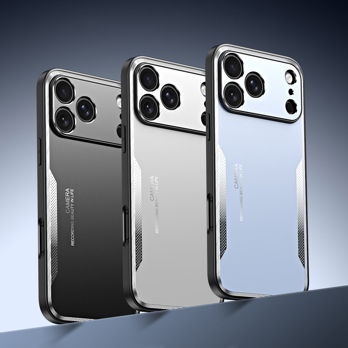 Armor King Fengshang TPU Frame Alloy Lens Protector Metal Backplate Case Cover