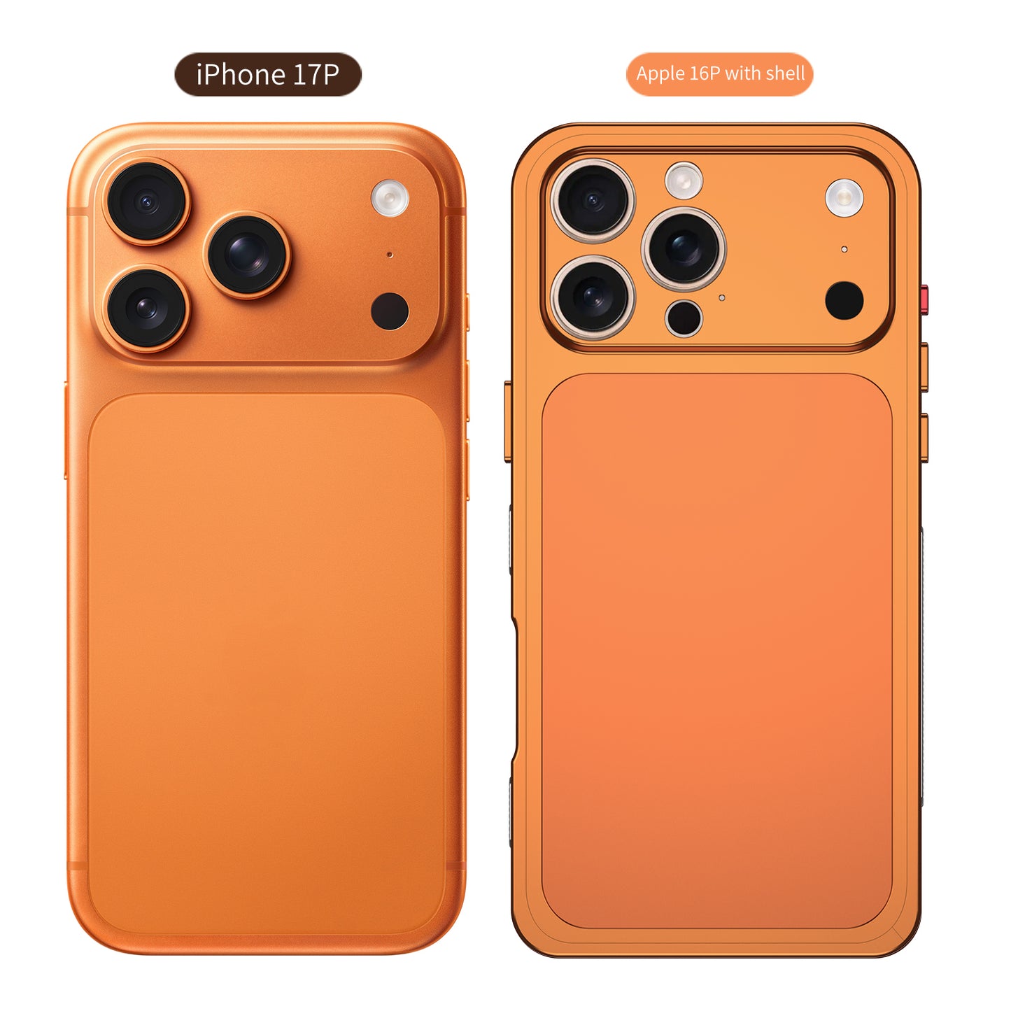 Armor King Supercar Lens Protector Heat Dissipation Metal Bumper Matte Backplate Case Cover