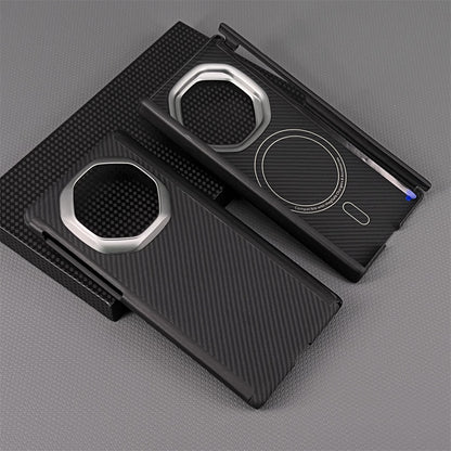 Oatsbasf Luxury Pure Aramid Fiber Case for Huawei Mate XTS Ultimate / XT Ultimate Design